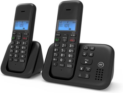 BT Cordless Phone Twin Handset – Digital Home Telephone Set