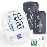 Blood Pressure Monitor with 2 Cuff, Elera Digital Automatic Upper Arm Blood Pressure Machine with 32-52cm Extra Large Cuff and 22-36cm Standard Cuff