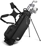 Golf Stand Bag – 2025 Upgraded Version with Cooler Pocket, Glove Patch & Tee Holder, Lightweight Sunday Golf Bag for Men & Women
