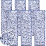 Layhit 6 Pcs Microfiber Dusting Pad 18.3 x 6.1 Inch Mop Replacement Microfiber Cleaning Pad Household Deep Clean Microfiber Dust Pad Compatible with Bona for Hardwood Laminated Wood Tile Floor