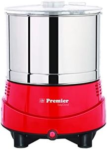 Premier Easy Grind Wet Grinder_ 2-Liter, 230v Appliance in Vibrant Red, Pink, and Yellow Offers Efficient Grinding for Large Quantities, User-Friendly Design