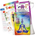 Deck of Chakra Healing Cards: Helps Restore and Balance Blocked Energy with Meditations, Affirmations, Chakras Chart, Aromatherapy, Essential Oils, Reiki Symbols, Hand Mudras - 4"x6" 2-Sided Cards