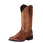 Ariat Women's Round up Remuda Western Cowboy Boot, Naturally Rich, 7 B US