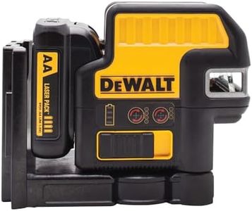 DEWALT 12V MAX Laser Level, 5 Spot Laser and Cross Line Laser, Red (DW0825LR)
