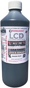 Leather dye Black for Sofas, Shoes, Handbags, Car Seats, Jackets |Leather dye colourant kit. Hard Wearing Scuff and Scratch Resistant for Leather Vinyl. Built in Sealer Restores Worn Leather.