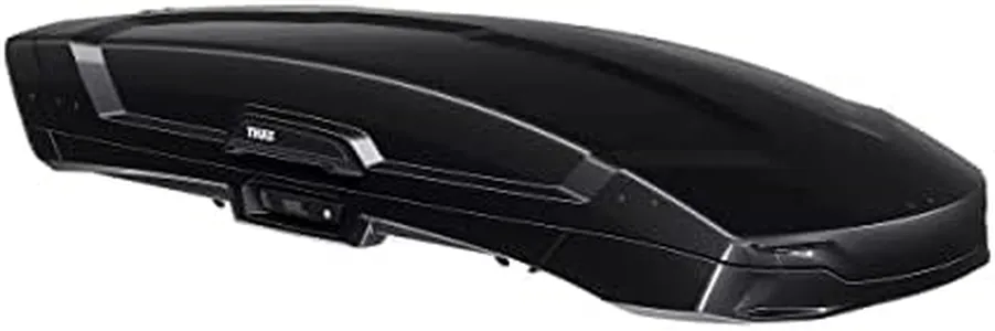 Thule Vector Rooftop Cargo Box, Medium, Black Metallic