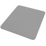 WINDWARRIOR Floor Protection Mat for Office Chair & Desk | Grey Carpet Protector Mat 47.2 × 35.4 in | Non-Slip, Anti-Scratch, Durable Chair Mat for Hardwood, Tile & Low-Pile Carpet Floors