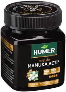 Humer - Miel de Manuka Actif IAA® 18+ - Plus haut niveau d’activité – Pureté et activité garanties – 250g