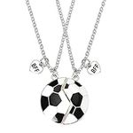 Football Friendship Necklace for 2 
