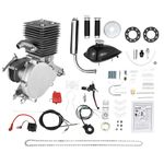 OUBUBY 100CC 2-Stroke Bicycle Engine Kit Fits 26" 28" Bikes, Single Cylinder Air-cooled Petrol Gas Engine Bicycle Bike Motor Kit Bike Conversion Full Set Motorized Bicycle Push Bike