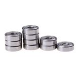 Invento 10pcs 6001 ZZ 12x28x8mm for 12mm Rod Radial Ball Bearings- Robotics/DIY Projects