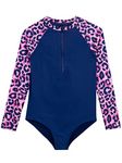 Harry Bear Girls Swimsuit Leopard Multicoloured 12-13 Years