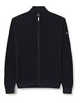 bugatti Men's Cardigan, Marine-390,