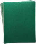 Bright Creations 30 Sheets Green Glitter Cardstock Paper for DIY Crafts, Card Making, Invitations, Double-Sided, 300gsm (8.5 x 11 In) - Double Sided Green Glitter Cardstock - Green Glitter Paper