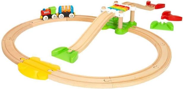BRIO My First Railway Set – Wooden Train Starter Kit for Kids