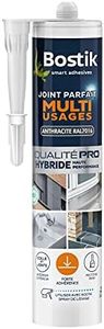Bostik Mastic d’Étanchéité Joint Parfait Multi Usages – Colle et Jointe Tous Matériaux – Intérieur et Extérieur – Formule Hybride Polymère – Couleur : Gris – 290 ml