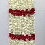 Set Of 4 Garlands 5Ft Long With 32 Roses (Gulab) In Each String, Scented Mogra Jasmine Ladi Decoration, 155 CM