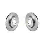 Front Disc Brake Rotors Pair For 2017-2022 Mitsubishi Mirage G4 K8-101762