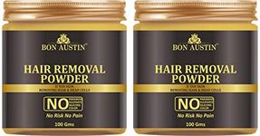 Bon Austin Hair Removal Powder (100 Gms) Combo Pack of 2 Jars of 100 Gms (200 Gms)