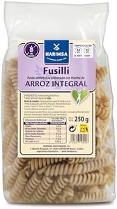 Pasta Fusilli de arroz integral sin gluten 250 g HARIMSA