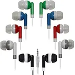 Hongzan 100 Pack Classroom Earbuds 