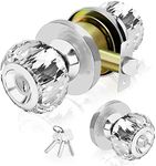 LOQRON Crystal Door Knobs with Lock