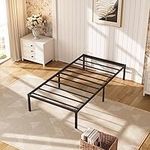 DERYONI 14 inch Twin Size Bed Frame