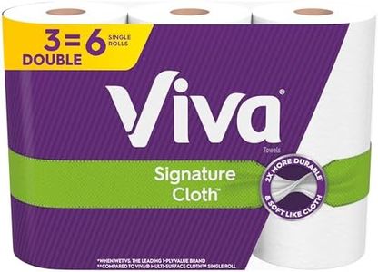 Viva Signature Cloth Paper Towels, 3 Double Rolls, 94 Sheets per Roll