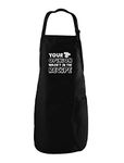 TeeStars - Your Opinion Wasn't in The Recipe Gift Idea - Funny Chef Apron One Size Black