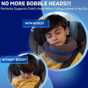 BCOZZY Kids Travel Pillow, Small – Purple Neck Support Cushion