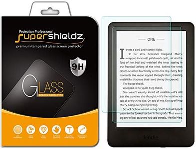 Supershieldz (2 Pack) Designed for Kindle (11th/10th Generation, 2022/2019) / Kindle E-Reader (8th Generation) Tempered Glass Screen Protector, Anti Scratch, Bubble Free