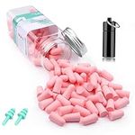 VeoryFly Soft Foam Ear Plugs for Sleep, 122 Pcs 38 dB Highest SNR, Ear Plugs for Sleeping Noise Cancelling, Reusable Comfortable Hearing Protection Foam Earplugs for Sleep, Snoring, Work, Lound Noise