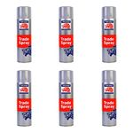 Tetrosyl ATS017 Trade Spray Paint Silver Wheels 500ml x 6