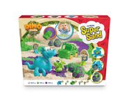 Goliath. Super Sand. Dino Park. Go On Adventure! Magic Sand. 2 Dinosaur Moulds, 1 Car, 2 Characters. Creative Hobbies. From 3 Years. 926315.006, One Size