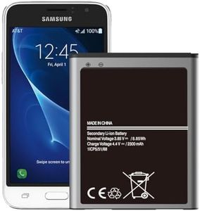 HamnaKhu Galaxy Express 3 Battery,Replacement Battery for AT&T Samsung Galaxy Express 3 SM-J120A,EB-BJ120CBE/EB-BJ120CBU Battery