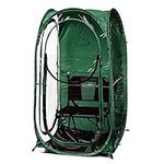 WeatherPod – The Original 1-Person Pod – Pop-up Personal Tent, Freestanding Protection from Cold, Wind and Rain, 1-Person Weather Pod - Hunter Green