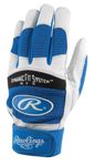 Rawlings BGP355Y Youth Batting Gloves (Royal, X-Large)