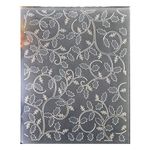 Kwan Crafts Christmas Berry Branch Plastic Embossing Folders for Card Making Scrapbooking and Other Paper Crafts, 12.1x15.2cm