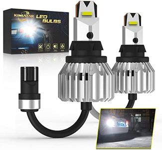 KIMLATAR 921 LED Bulb Reverse Lights Back Up Lights CANBUS Error Free 4000Lumens CSP 6-SMD Upgraded T15 921 912 Replacement Bulbs 6500K High Bright LED Reverse Lights（Pack of 2）