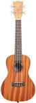 Kala KA-15 Satin Mahogany Tenor Ukulele Bundle with Gig Bag, Tuner, Strap, and Aquila Strings (KA-15T-BNDL)
