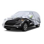 Koukou SUV Car Cover Custom Fit Ford Escape from 2000 to 2024,Waterproof Car Cover All Weather for Automobiles Outdoor Indoor with Zipper Door, Sun Rain Dust Snow Protection.