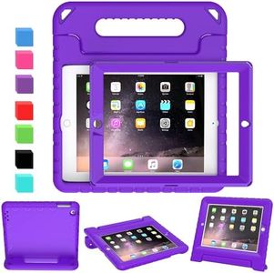 AVAWO iPad 2 3 4 Kids Case - Light Weight Shock Proof Convertible Handle Stand Kids Friendly for Ipad 2, Ipad 3Rd Generation, Ipad 4Th Generation Tablet - Purple