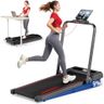 6 in 1 Folding Treadmill with 1-12KM/H, 9% Incline Walking Pad Foldable with APP, 2.75HP Under Desk Treadmills for Home Office, Running Machine Portable with Magnetic Remote Control, 350LBS Weight