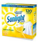 Sunlight Lemon Fresh Powder Laundry Detergent, 120 Wash Loads 4.42 Kg (Packaging May Vary)