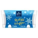 Glade Candle Jar, Air Freshener, Starlight & Snowflake, 3.4 oz, 2 Count