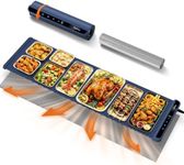 TASEVEN Electric Food Warming Mat 46"x15",6 Temp,6H Timer,Child Lock,Blue