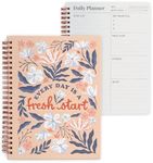 Rileys & Co Undated Planner For Women A5, 160 Pages To Do List Notebook, 8 x 6" (20 x 15 cm), Undated Daily Planner For Boosting Your Productivity, Daily To Do Planner, Travel Friendly (Fresh Start)