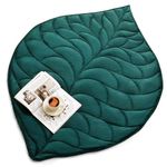 Kaisa Weighted Lap Blanket 7 lbs 41" x 53", Small Weighted Blanket for Adults, Cozy Luxury Crystal Velvet Weighted Blanket for Relaxation, All-Season Blanket, Machine Washable, Green