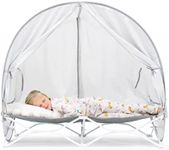 Regalo My Cot Deluxe Portable Toddler Bed with Canopy, Provides UV Protection