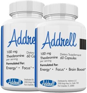 Focus Pep Addrell 2 Pack Energy Stimulant Pills- Study Supplement Alternative Pill, Natural Nootropic Supplements & Cognitive Enhancer Substitute to Elevate Mental Clarity- 120 Capsules